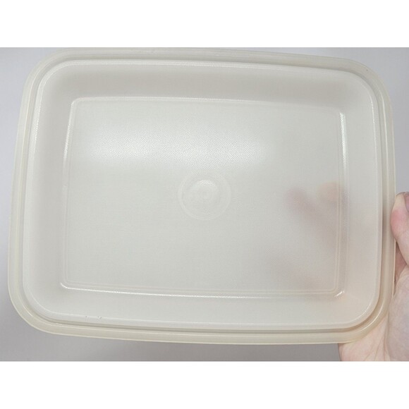 Tupperware Pack N Carry Lunch Box Set Vintage Paprika Red #1254-3 - Picture 16 of 16